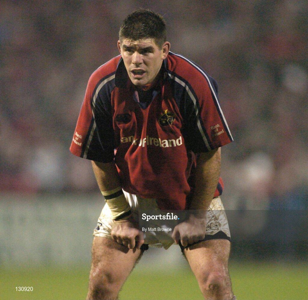 31 January 2004; James Blaney, Munster. Heineken European Cup 2003-2004, Pool 5, Round 6, Munster v Bourgoin, Thomond Park, Limerick. Picture credit; Matt Browne / SPORTSFILE *EDI*