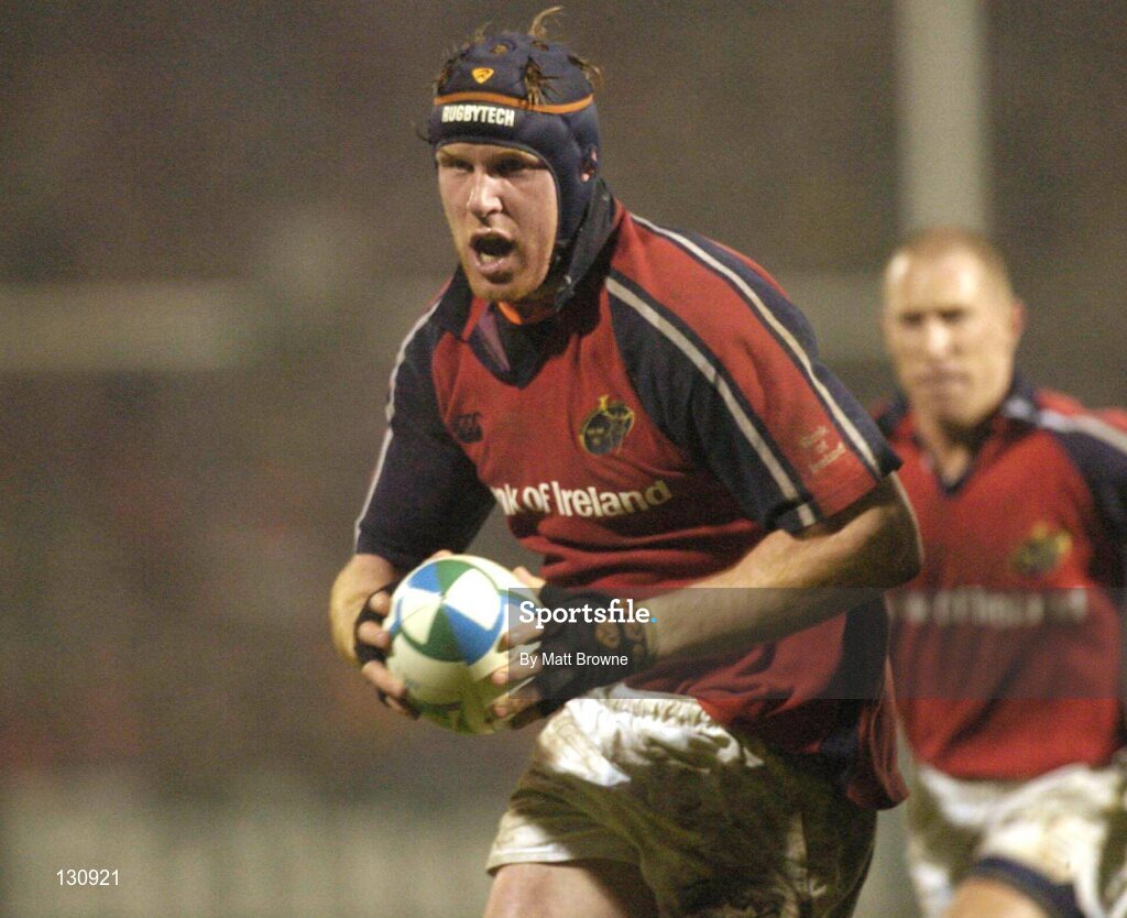 31 January 2004; Paul O'Connell, Munster. Heineken European Cup 2003-2004, Pool 5, Round 6, Munster v Bourgoin, Thomond Park, Limerick. Picture credit; Matt Browne / SPORTSFILE *EDI*