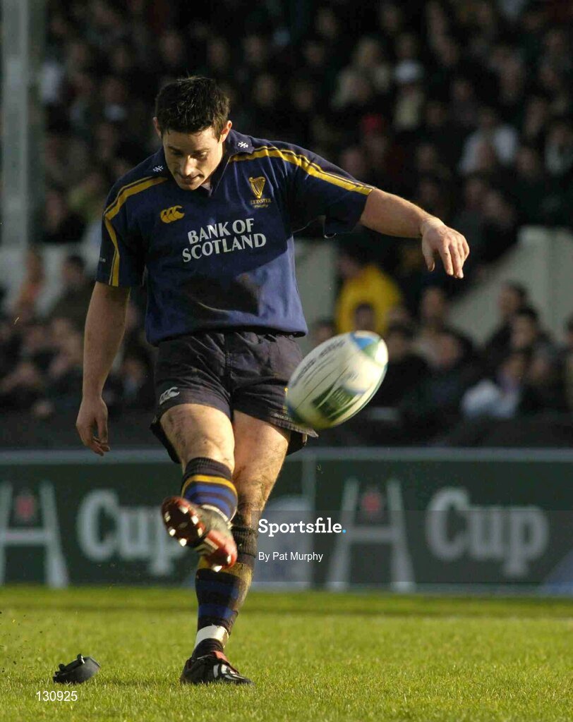 31 January 2004; Brian O'Meara, Leinster Lions. Heineken European Cup 2003-2004, Pool 3, Round 6, Biarritz Olympique v Leinster Lions, Parc des Sports Aguilera, Biarritz, France. Picture credit; Pat Murphy / SPORTSFILE *EDI*