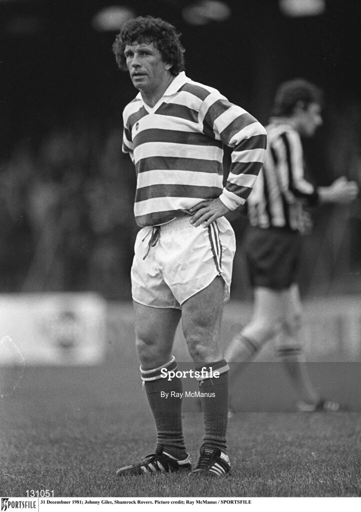 31 December 1981; Johnny Giles, Shamrock Rovers. Picture credit; Ray McManus / SPORTSFILE