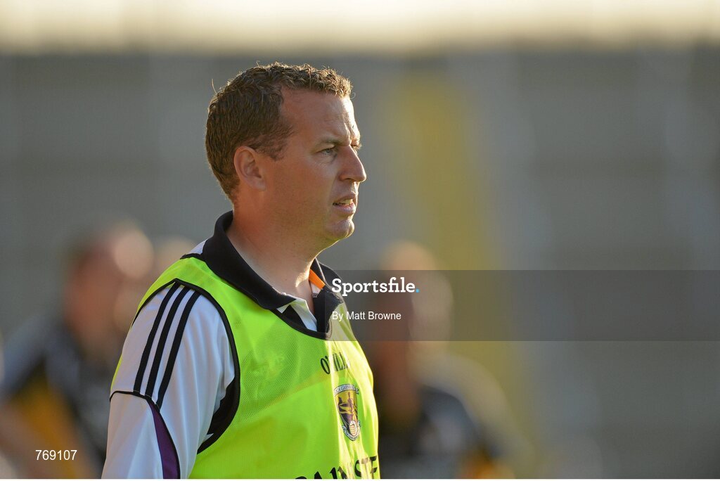 10 July 2013; Wexford manager JJ Doyle watches his team in action against Kilkenny. Bord Gáis Energy Leinster GAA Hurling Under 21 Championship Final, Kilkenny v Wexford, Wexford Park, Wexford. Picture credit: Matt Browne / SPORTSFILE