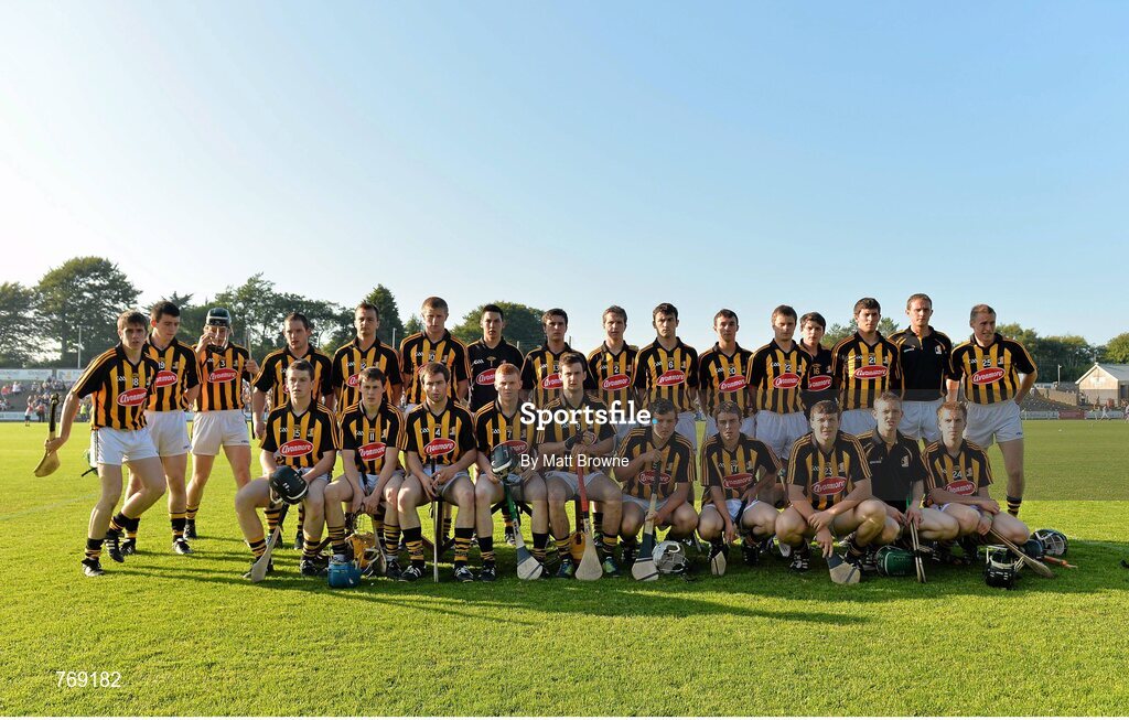 10 July 2013; The Kilkenny squad. Bord Gáis Energy Leinster GAA Hurling Under 21 Championship Final, Kilkenny v Wexford, Wexford Park, Wexford. Picture credit: Matt Browne / SPORTSFILE