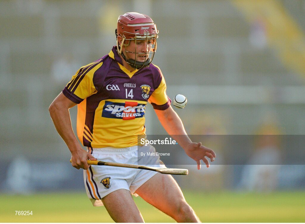 10 July 2013; Barry Carton, Wexford. Bord Gáis Energy Leinster GAA Hurling Under 21 Championship Final, Kilkenny v Wexford, Wexford Park, Wexford. Picture credit: Matt Browne / SPORTSFILE
