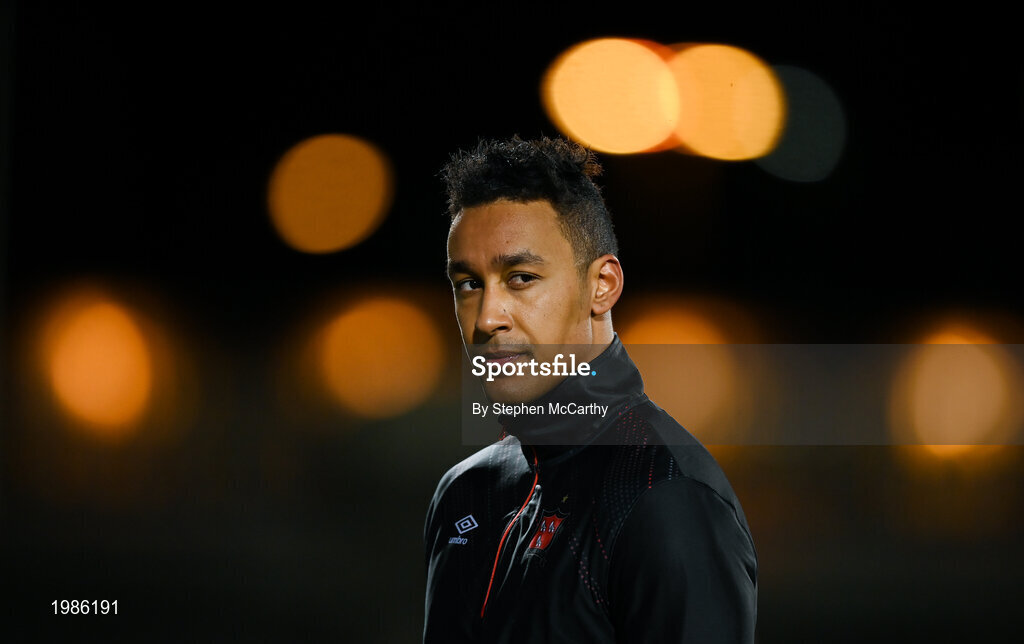 12 March 2021; Sonni Nattestad of Dundalk before the FAI President's Cup Final match between Shamrock Rovers and Dundalk at Tallaght Stadium in Dublin. Photo by Stephen McCarthy/Sportsfile