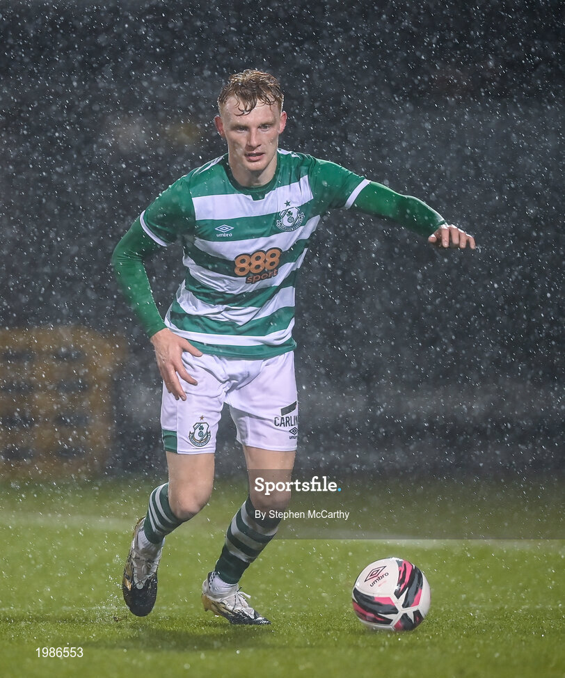 12 March 2021; Liam Scales of Shamrock Rovers during the FAI President's Cup Final match between Shamrock Rovers and Dundalk at Tallaght Stadium in Dublin. Photo by Stephen McCarthy/Sportsfile