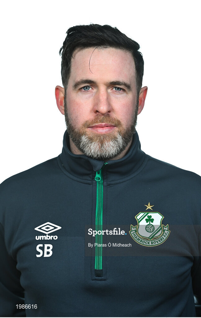 13 March 2021; Manager Stephen Bradley during a Shamrock Rovers FC portrait session ahead of the 2021 SSE Airtricity League Premier Division season at Tallaght Stadium in Dublin.  Photo by Piaras Ó Mídheach/Sportsfile