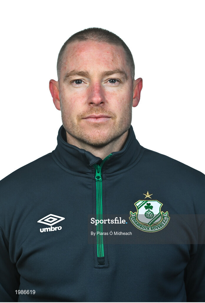 13 March 2021; Coach Glenn Cronin during a Shamrock Rovers FC portrait session ahead of the 2021 SSE Airtricity League Premier Division season at Tallaght Stadium in Dublin.  Photo by Piaras Ó Mídheach/Sportsfile