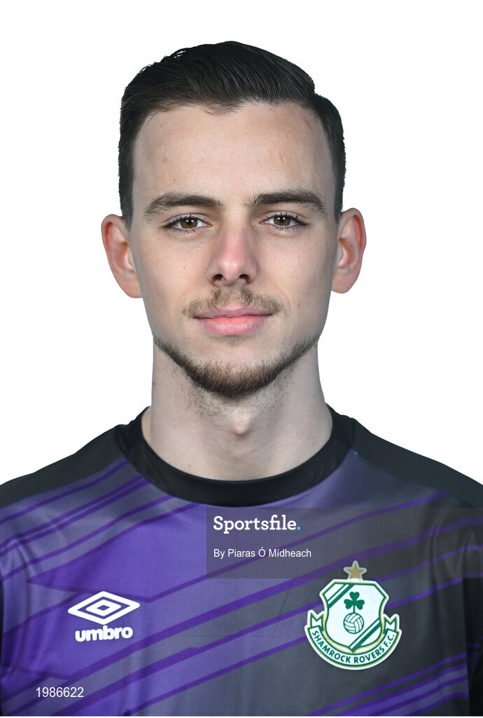 13 March 2021; Leon Pohls during a Shamrock Rovers FC portrait session ahead of the 2021 SSE Airtricity League Premier Division season at Tallaght Stadium in Dublin.  Photo by Piaras Ó Mídheach/Sportsfile