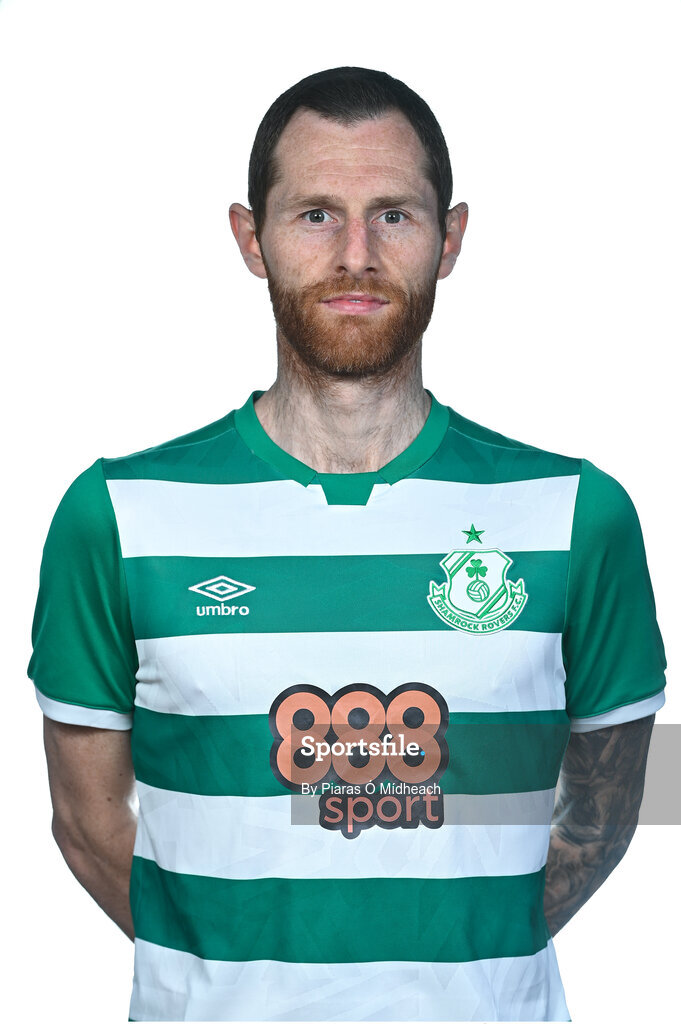 13 March 2021; Chris McCann during a Shamrock Rovers FC portrait session ahead of the 2021 SSE Airtricity League Premier Division season at Tallaght Stadium in Dublin.  Photo by Piaras Ó Mídheach/Sportsfile