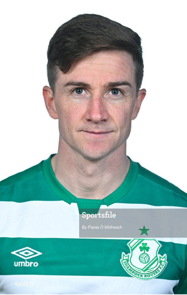 13 March 2021; Ronan Finn during a Shamrock Rovers FC portrait session ahead of the 2021 SSE Airtricity League Premier Division season at Tallaght Stadium in Dublin.  Photo by Piaras Ó Mídheach/Sportsfile