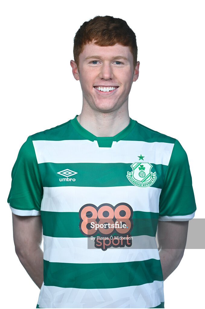 13 March 2021; Darragh Nugent during a Shamrock Rovers FC portrait session ahead of the 2021 SSE Airtricity League Premier Division season at Tallaght Stadium in Dublin.  Photo by Piaras Ó Mídheach/Sportsfile