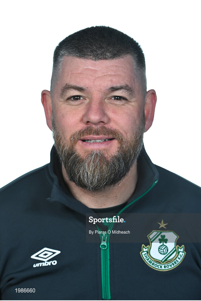 13 March 2021; Strength & conditioning coach Darren Dillon during a Shamrock Rovers FC portrait session ahead of the 2021 SSE Airtricity League Premier Division season at Tallaght Stadium in Dublin.  Photo by Piaras Ó Mídheach/Sportsfile