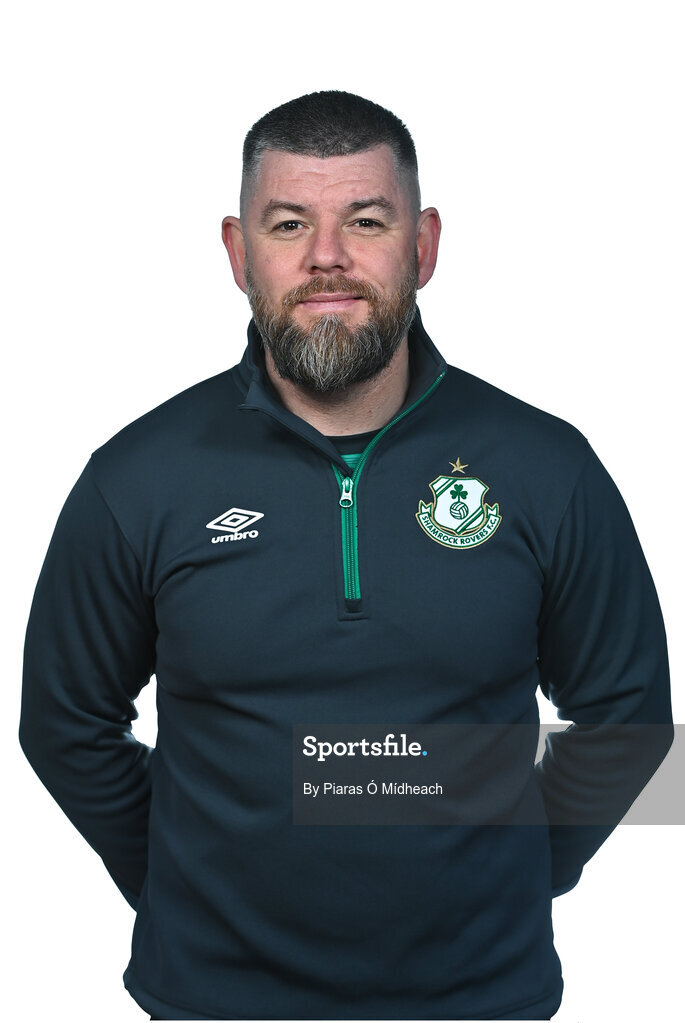 13 March 2021; Strength & conditioning coach Darren Dillon during a Shamrock Rovers FC portrait session ahead of the 2021 SSE Airtricity League Premier Division season at Tallaght Stadium in Dublin.  Photo by Piaras Ó Mídheach/Sportsfile