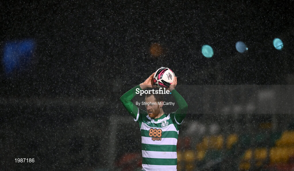 12 March 2021; Chris McCann of Shamrock Rovers during the FAI President's Cup Final match between Shamrock Rovers and Dundalk at Tallaght Stadium in Dublin. Photo by Stephen McCarthy/Sportsfile