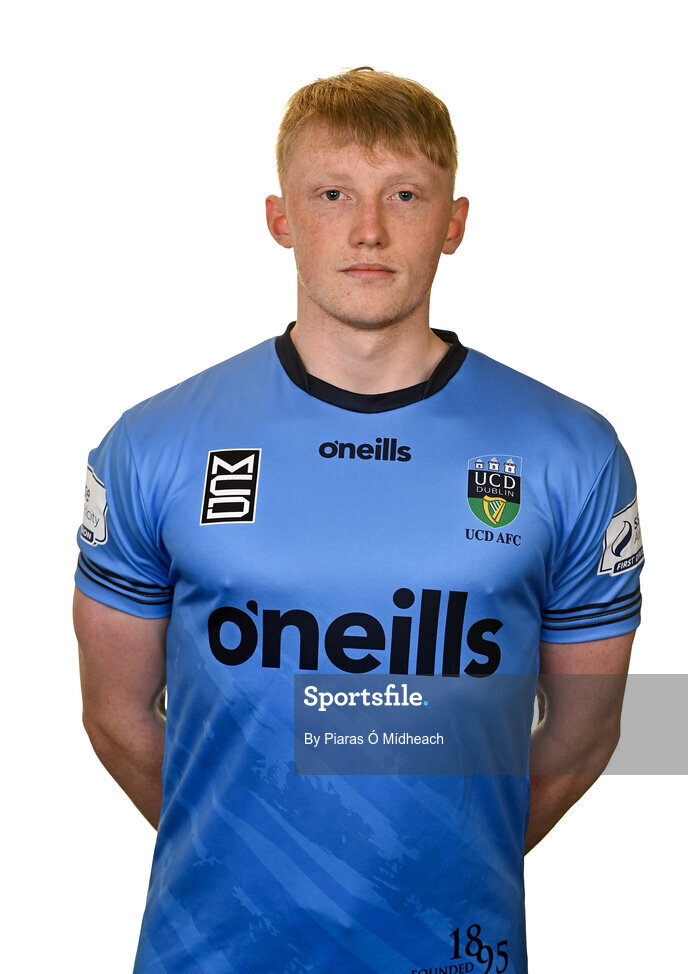 31 March 2021; Eoin Farrell during a UCD AFC portrait session at UCD Belfield in Dublin. Photo by Piaras Ó Mídheach/Sportsfile