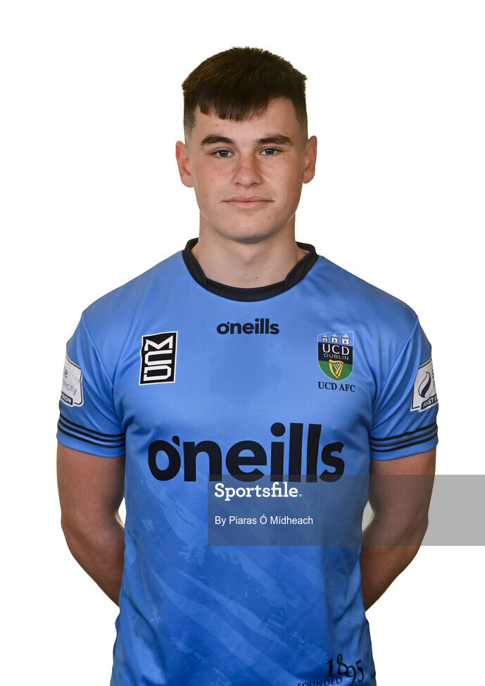 31 March 2021; Evan Weir during a UCD AFC portrait session at UCD Belfield in Dublin. Photo by Piaras Ó Mídheach/Sportsfile