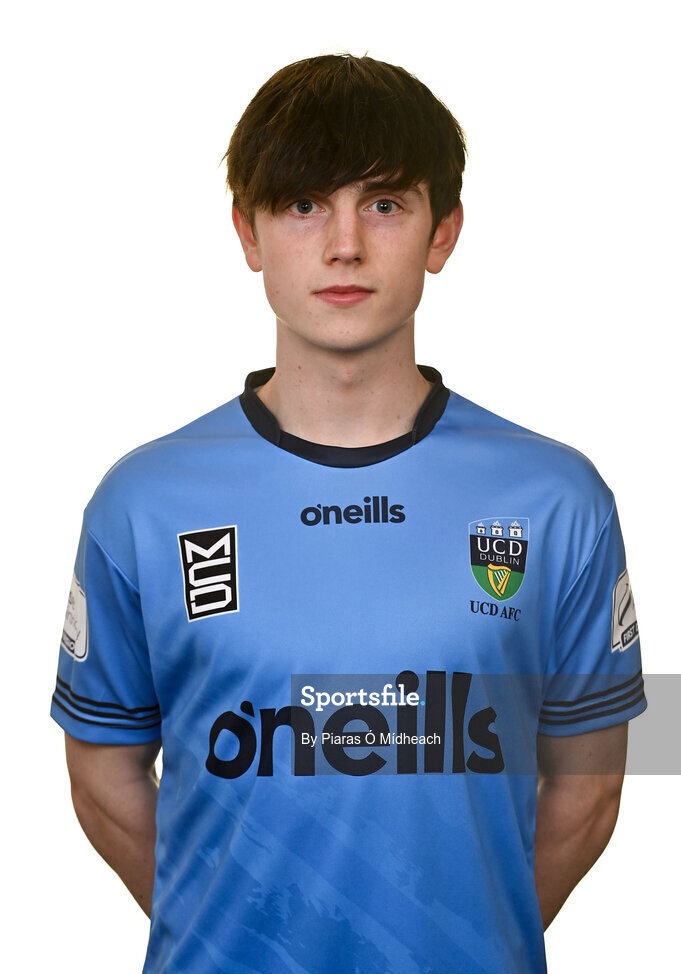 31 March 2021; Adam Farrell during a UCD AFC portrait session at UCD Belfield in Dublin. Photo by Piaras Ó Mídheach/Sportsfile