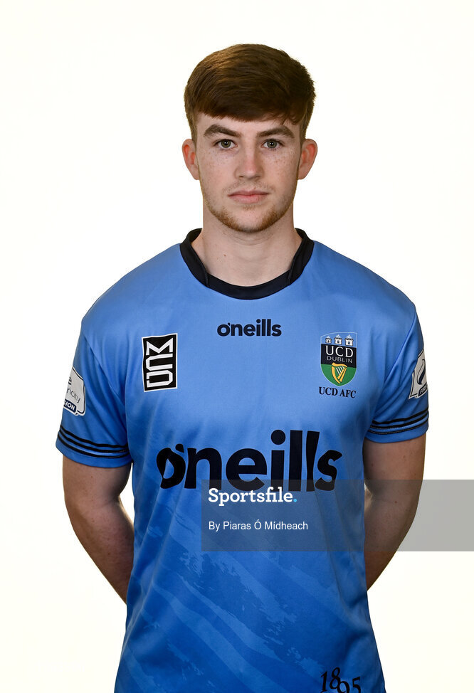 31 March 2021; Ciaran Behan during a UCD AFC portrait session at UCD Belfield in Dublin. Photo by Piaras Ó Mídheach/Sportsfile