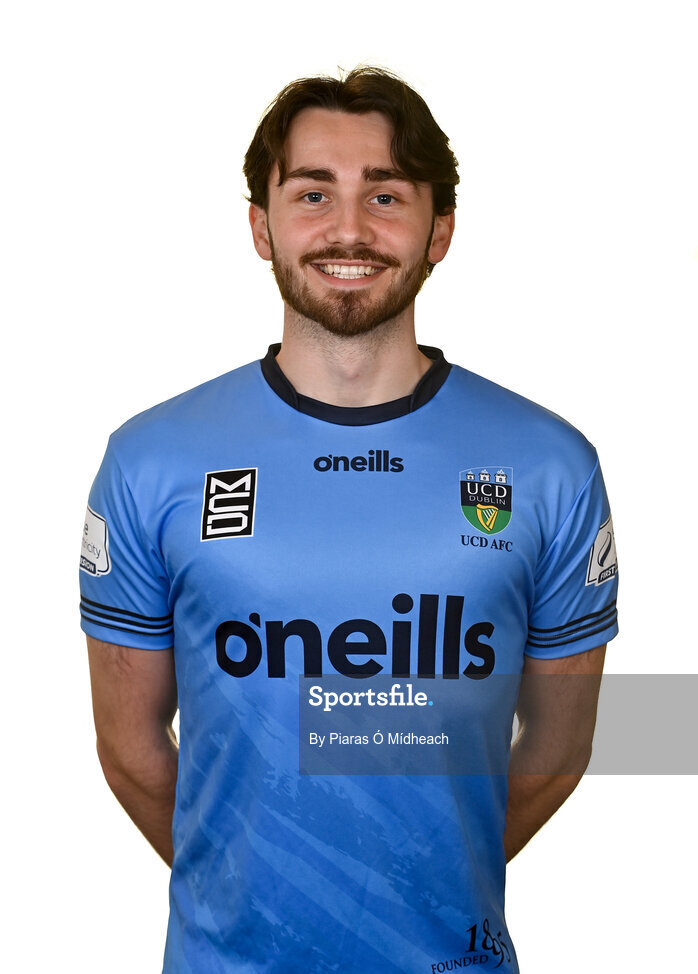 31 March 2021; Luke Boore during a UCD AFC portrait session at UCD Belfield in Dublin. Photo by Piaras Ó Mídheach/Sportsfile