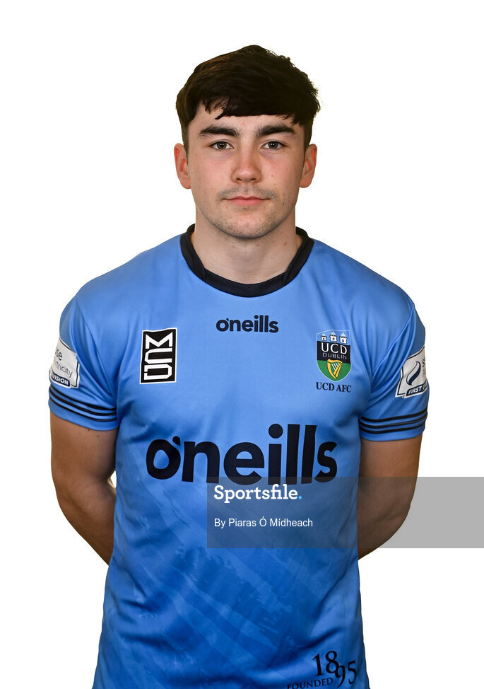 31 March 2021; Liam Kerrigan during a UCD AFC portrait session at UCD Belfield in Dublin. Photo by Piaras Ó Mídheach/Sportsfile