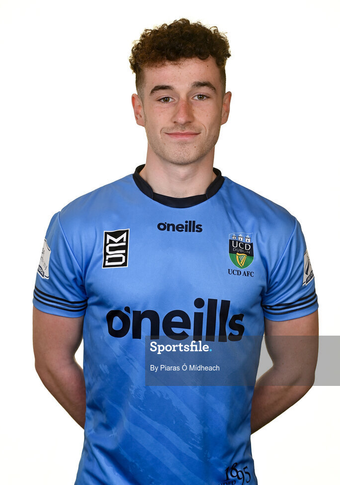 31 March 2021; Harry McEvoy during a UCD AFC portrait session at UCD Belfield in Dublin. Photo by Piaras Ó Mídheach/Sportsfile