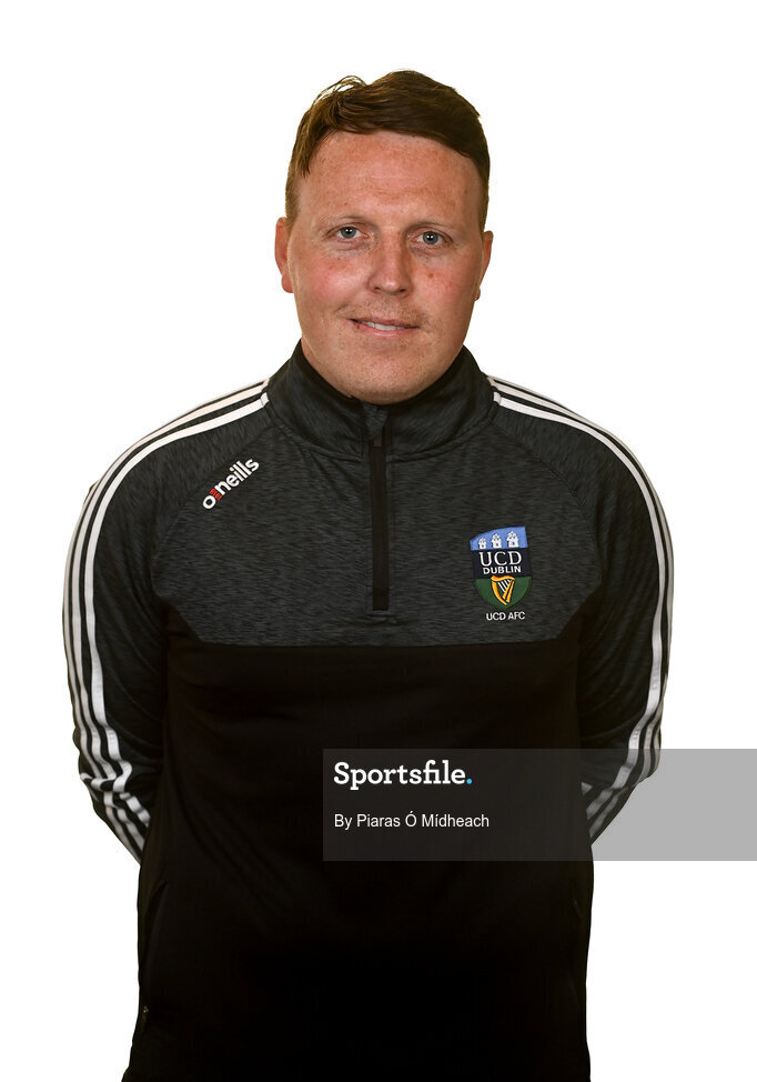 31 March 2021; Assistant manager Ian Ryan during a UCD AFC portrait session at UCD Belfield in Dublin. Photo by Piaras Ó Mídheach/Sportsfile
