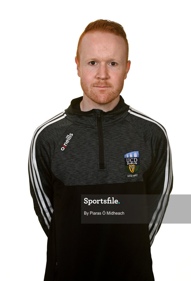 31 March 2021; Videographer Ronan O'Rourke during a UCD AFC portrait session at UCD Belfield in Dublin. Photo by Piaras Ó Mídheach/Sportsfile