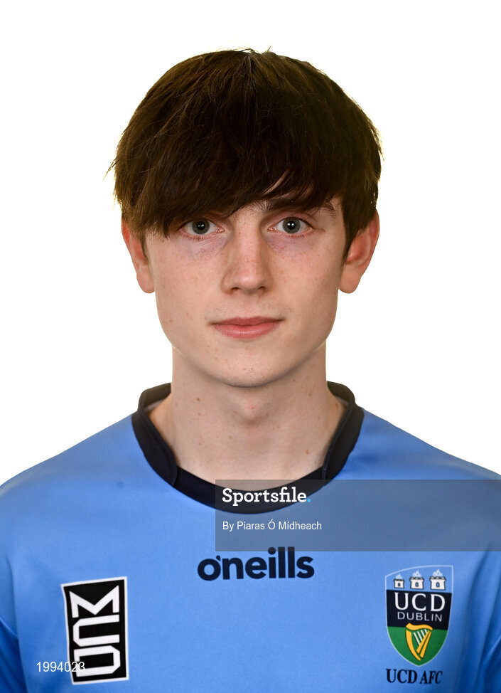 31 March 2021; Adam Farrell during a UCD AFC portrait session at UCD Belfield in Dublin. Photo by Piaras Ó Mídheach/Sportsfile