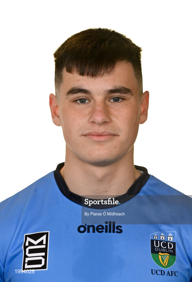 31 March 2021; Evan Weir during a UCD AFC portrait session at UCD Belfield in Dublin. Photo by Piaras Ó Mídheach/Sportsfile