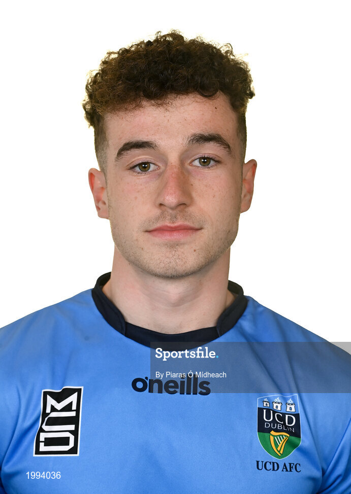 31 March 2021; Harry McEvoy during a UCD AFC portrait session at UCD Belfield in Dublin. Photo by Piaras Ó Mídheach/Sportsfile