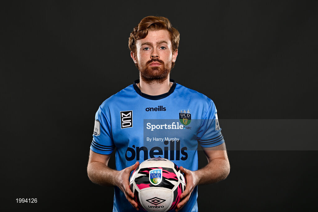31 March 2021; Paul Doyle during a UCD AFC portrait session at UCD Belfield in Dublin. Photo by Harry Murphy/Sportsfile