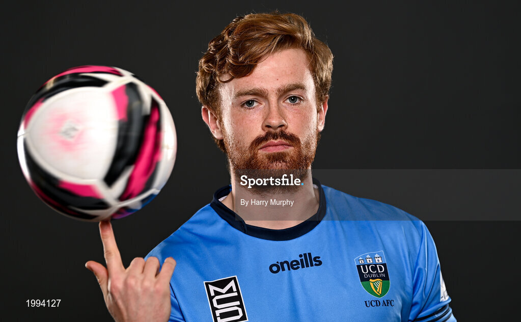 31 March 2021; Paul Doyle during a UCD AFC portrait session at UCD Belfield in Dublin. Photo by Harry Murphy/Sportsfile