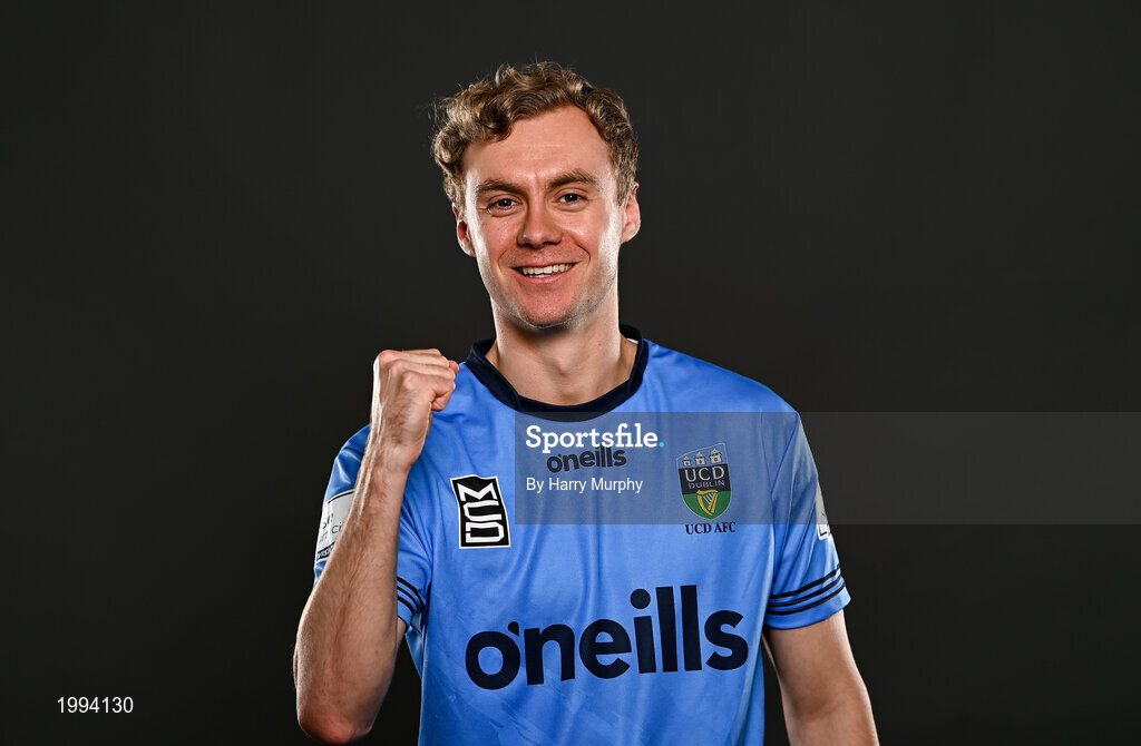 31 March 2021; Mark Dignam during a UCD AFC portrait session at UCD Belfield in Dublin. Photo by Harry Murphy/Sportsfile