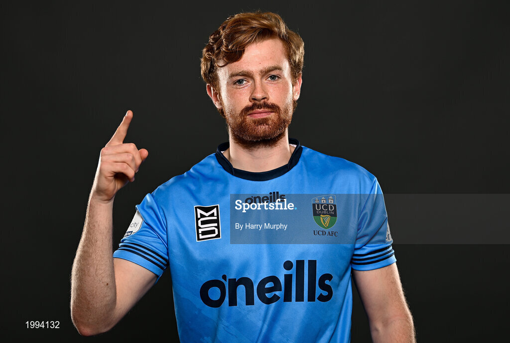 31 March 2021; Paul Doyle during a UCD AFC portrait session at UCD Belfield in Dublin. Photo by Harry Murphy/Sportsfile