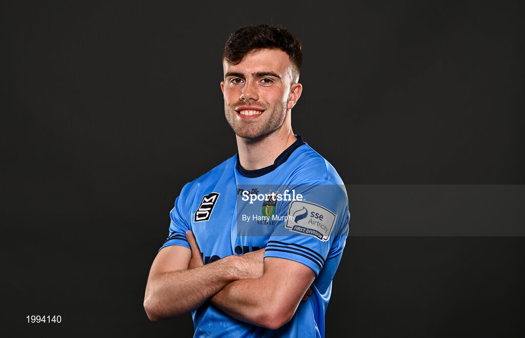 31 March 2021; Michael McHugh during a UCD AFC portrait session at UCD Belfield in Dublin. Photo by Harry Murphy/Sportsfile