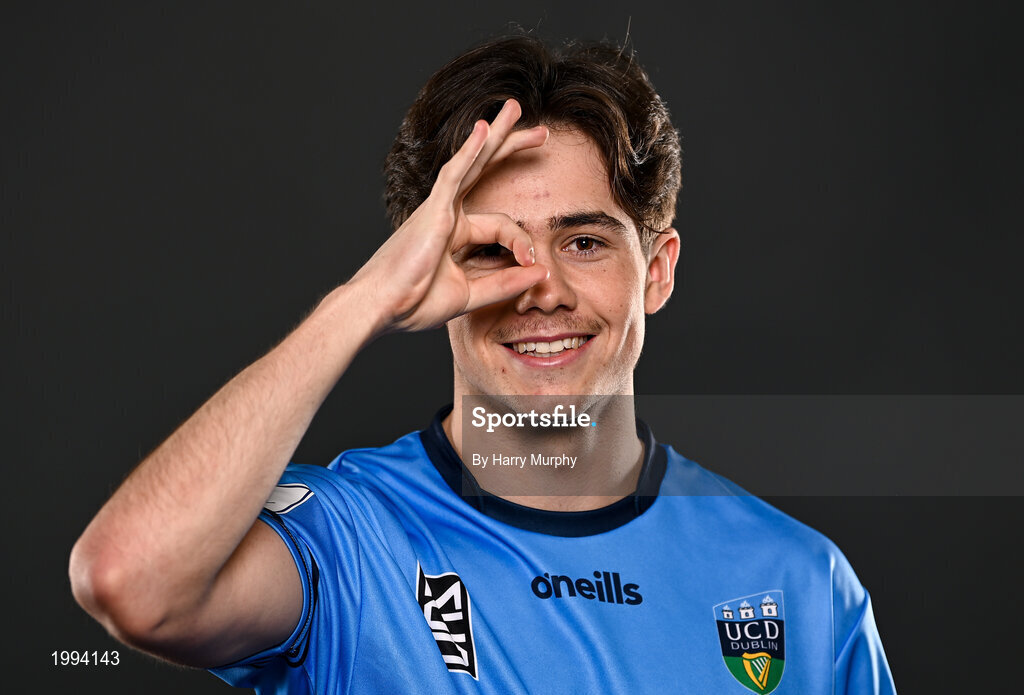 31 March 2021; Adam Verdon during a UCD AFC portrait session at UCD Belfield in Dublin. Photo by Harry Murphy/Sportsfile