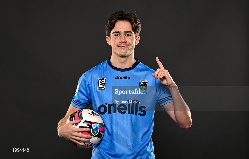 31 March 2021; Adam Verdon during a UCD AFC portrait session at UCD Belfield in Dublin. Photo by Harry Murphy/Sportsfile