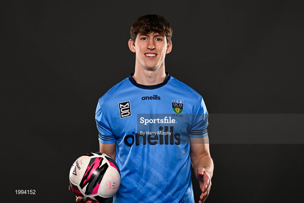 31 March 2021; Dara Keane during a UCD AFC portrait session at UCD Belfield in Dublin. Photo by Harry Murphy/Sportsfile