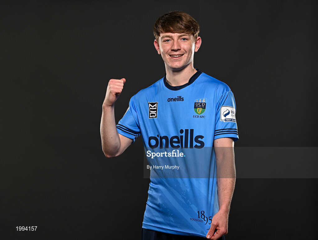31 March 2021; Adam Lennon during a UCD AFC portrait session at UCD Belfield in Dublin. Photo by Harry Murphy/Sportsfile
