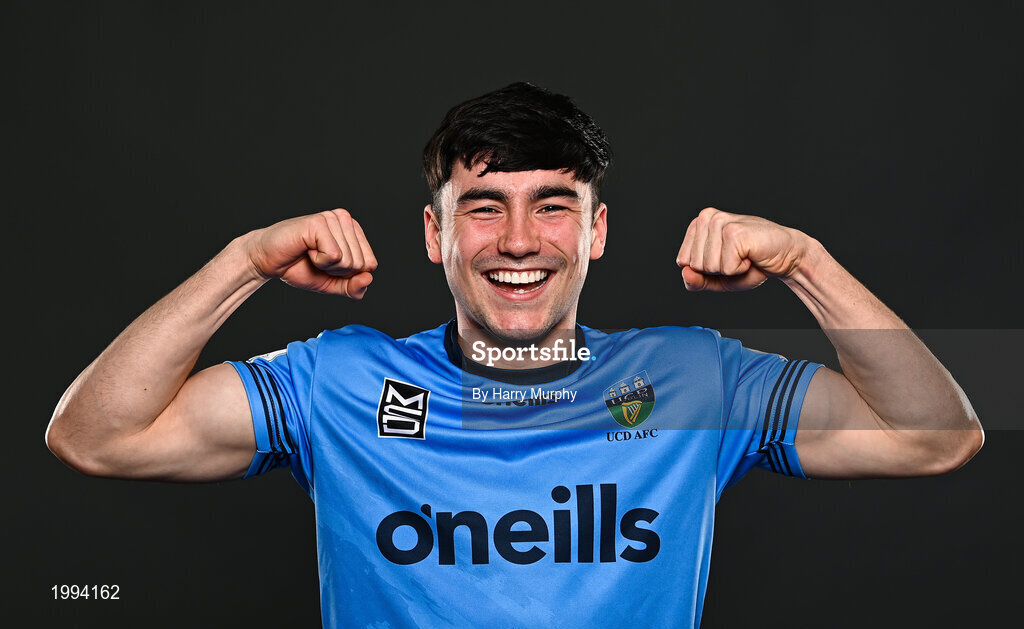 31 March 2021; Liam Kerrigan during a UCD AFC portrait session at UCD Belfield in Dublin. Photo by Harry Murphy/Sportsfile