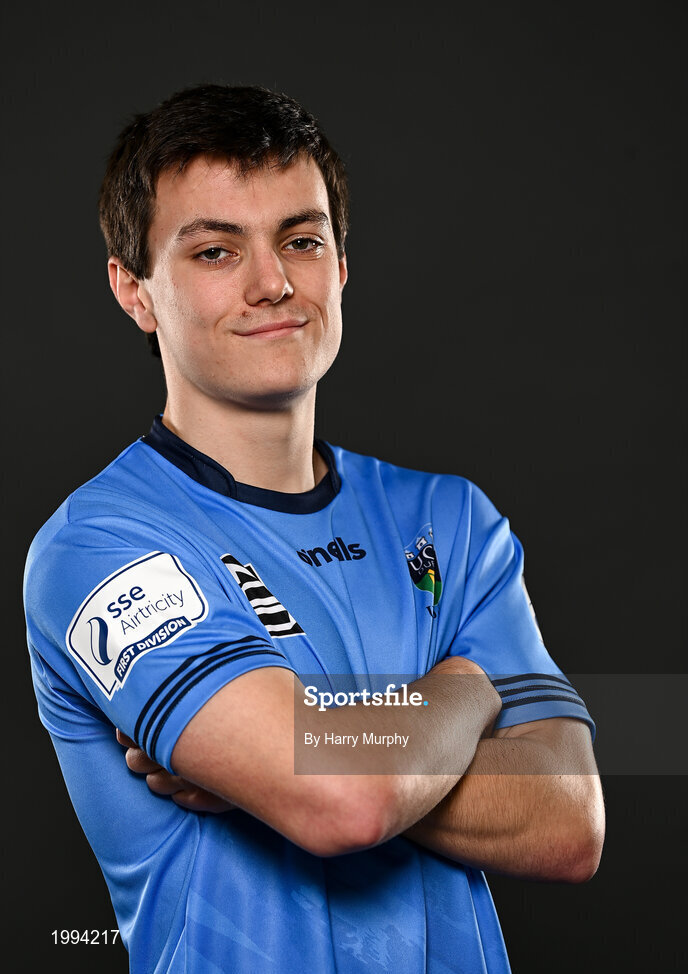 31 March 2021; Danu Kinsella-Bishop during a UCD AFC portrait session at UCD Belfield in Dublin. Photo by Harry Murphy/Sportsfile