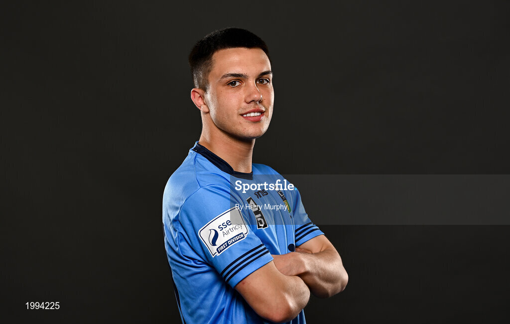 31 March 2021; Sean Brennan during a UCD AFC portrait session at UCD Belfield in Dublin. Photo by Harry Murphy/Sportsfile