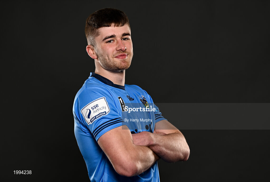 31 March 2021; Harvey O'Brien during a UCD AFC portrait session at UCD Belfield in Dublin. Photo by Harry Murphy/Sportsfile