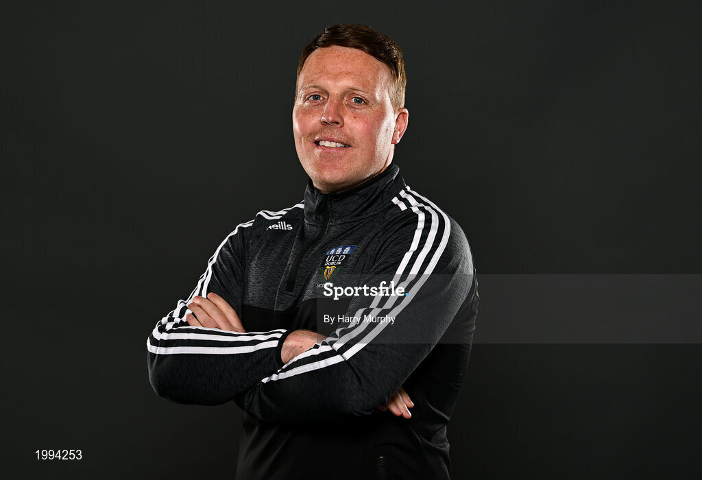 31 March 2021; Assistant manager Ian Ryan during a UCD AFC portrait session at UCD Belfield in Dublin. Photo by Harry Murphy/Sportsfile