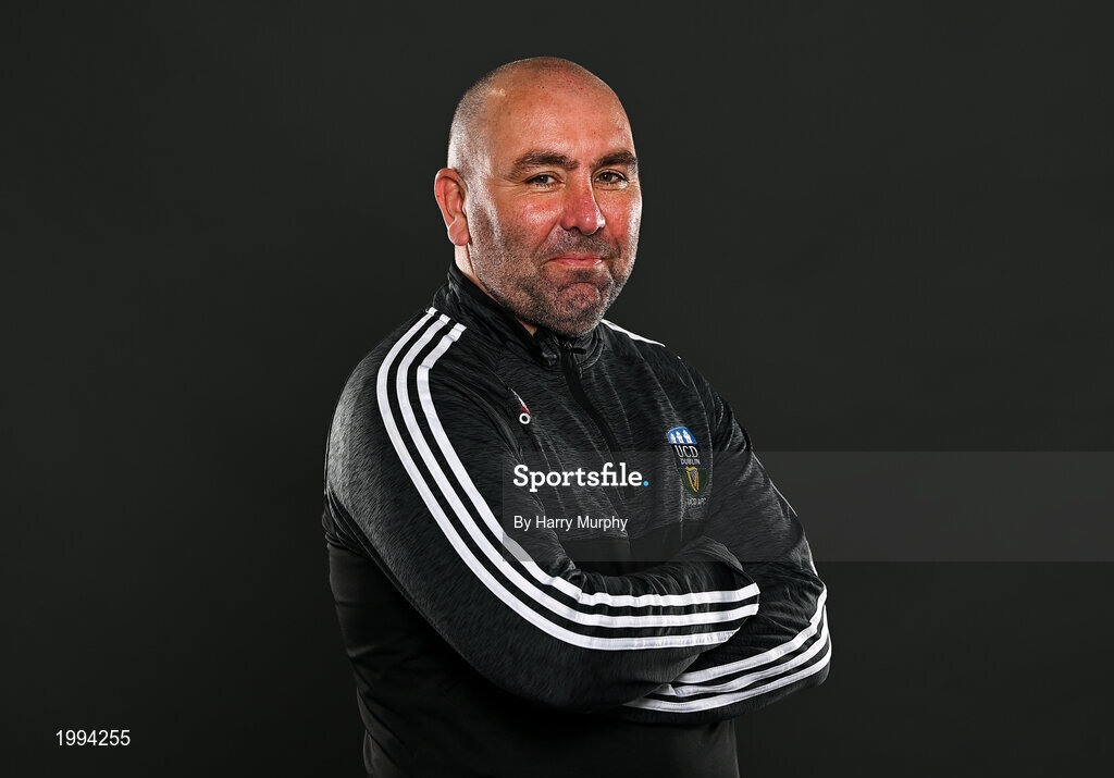 31 March 2021; Manager Andy Myler during a UCD AFC portrait session at UCD Belfield in Dublin. Photo by Harry Murphy/Sportsfile