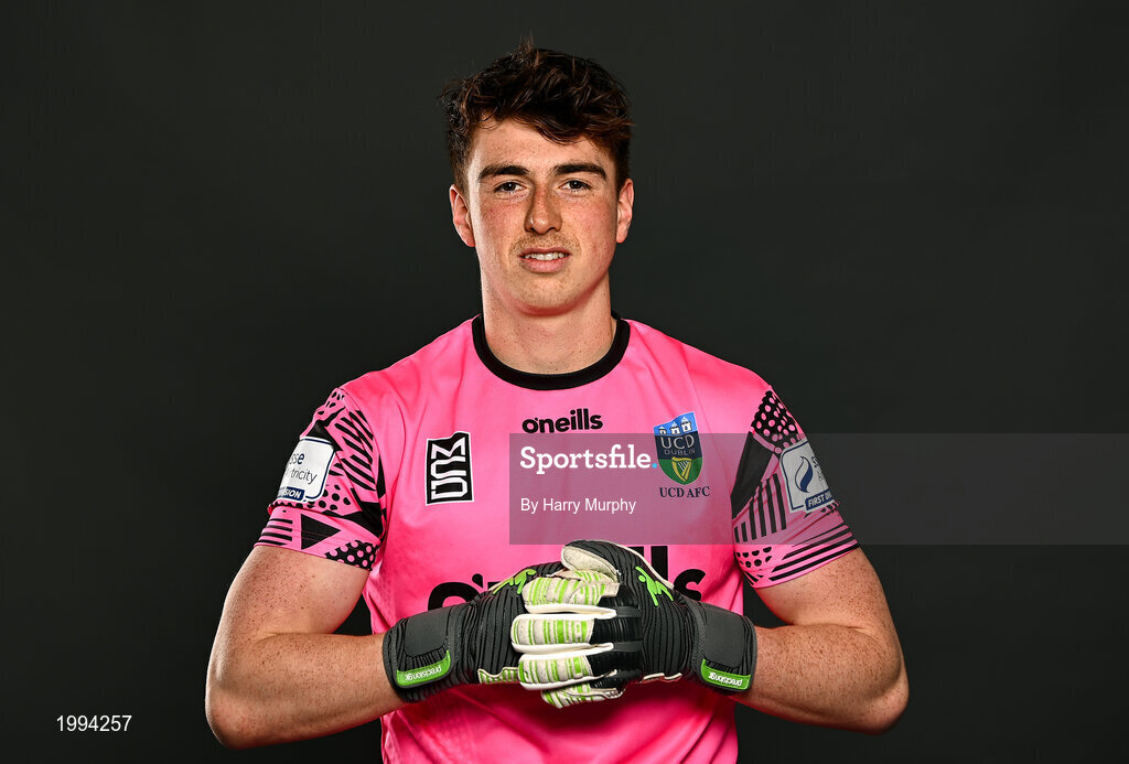 31 March 2021; Lorcan Healy during a UCD AFC portrait session at UCD Belfield in Dublin. Photo by Harry Murphy/Sportsfile