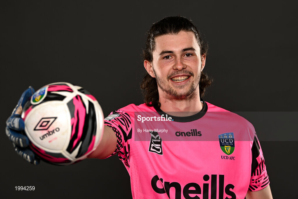 31 March 2021; Cormac Henry during a UCD AFC portrait session at UCD Belfield in Dublin. Photo by Harry Murphy/Sportsfile