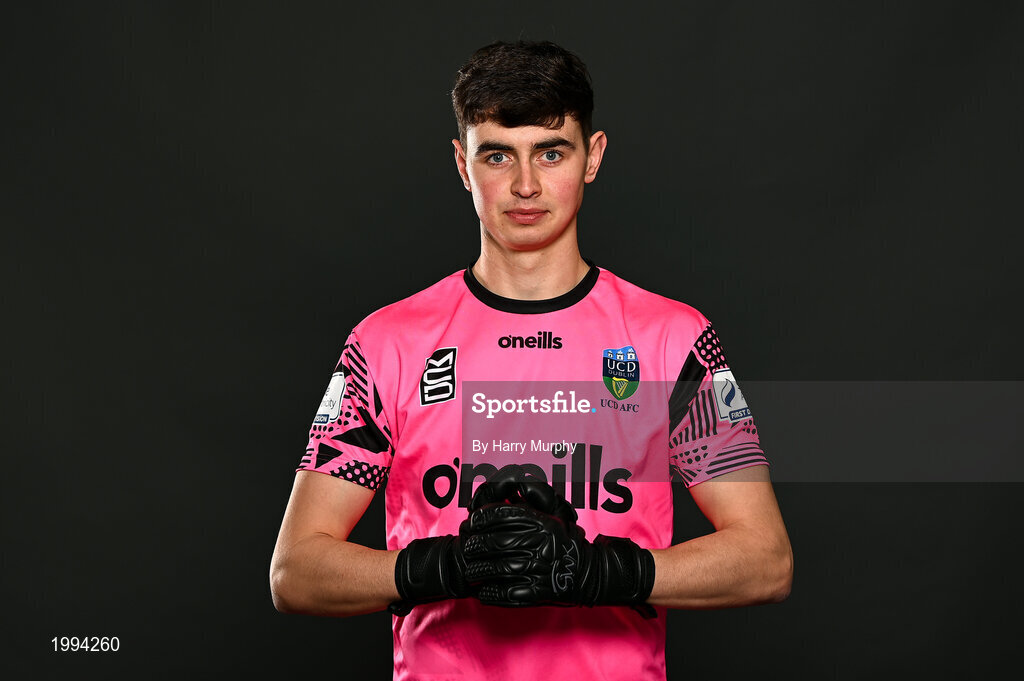 31 March 2021; Carl Williams during a UCD AFC portrait session at UCD Belfield in Dublin. Photo by Harry Murphy/Sportsfile