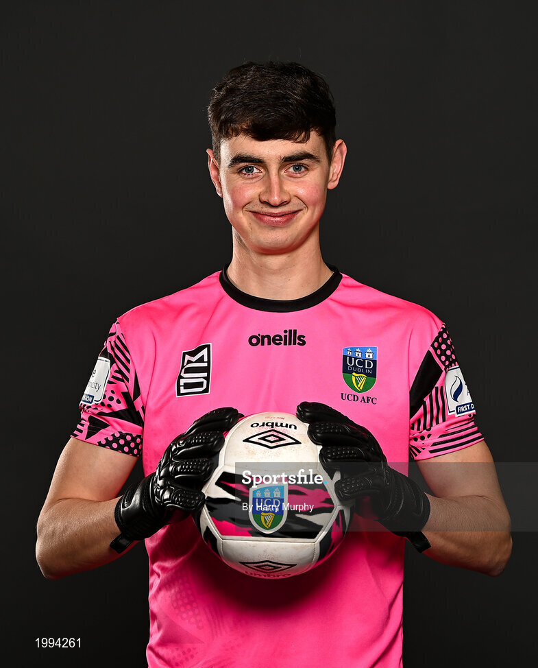 31 March 2021; Carl Williams during a UCD AFC portrait session at UCD Belfield in Dublin. Photo by Harry Murphy/Sportsfile