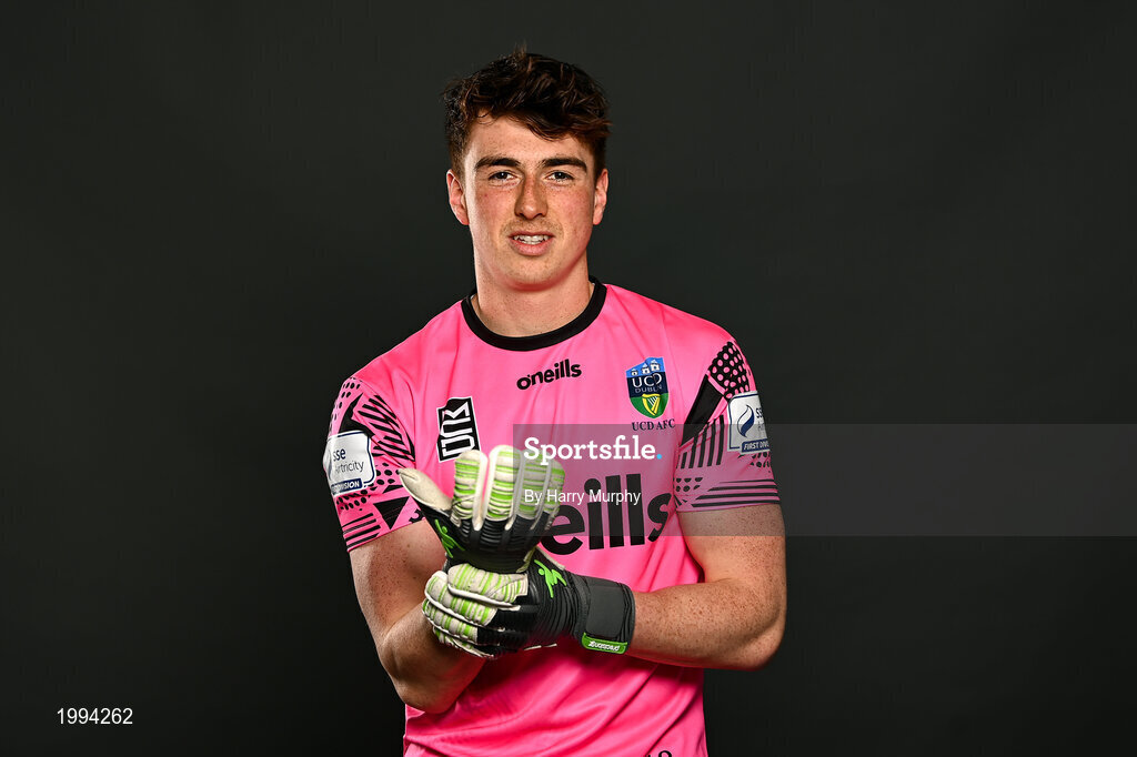 31 March 2021; Lorcan Healy during a UCD AFC portrait session at UCD Belfield in Dublin. Photo by Harry Murphy/Sportsfile